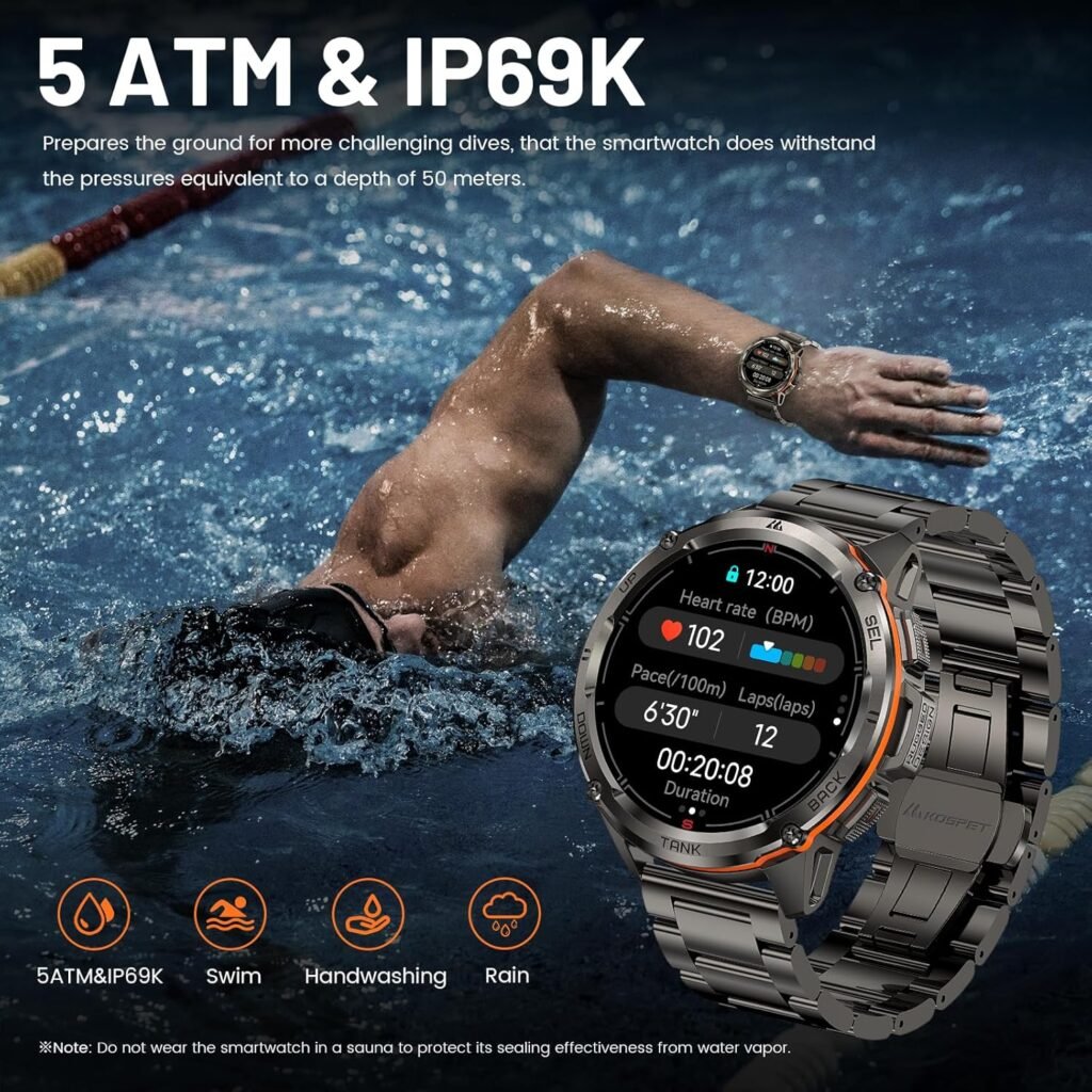 AMAZTIM T3 Ultra GPS Smart Watch for Men – The Latest Rugged Smartwatch with Power and Performance