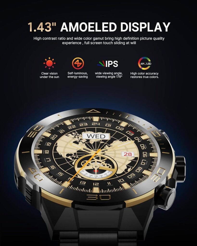 Smart Watch for Men Luxury HD Screen Smartwatch Review