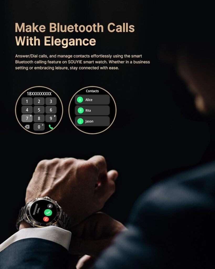 Smart Watch for Men Luxury HD Screen Smartwatch Review